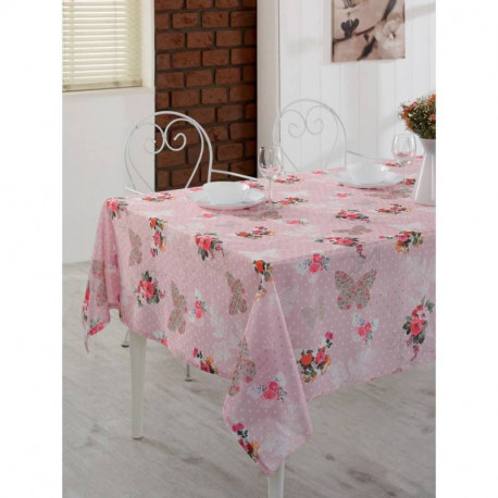 Скатерть Eponj Home - Carmen pembe 3D 155х180