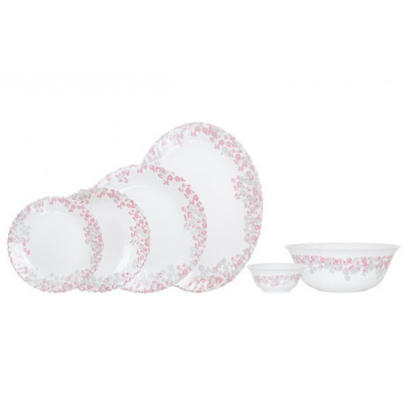 Сервиз столовый 26пр Arcopal Florinia PINK&GREY N1081 купить на официальном сайте по низким ценам